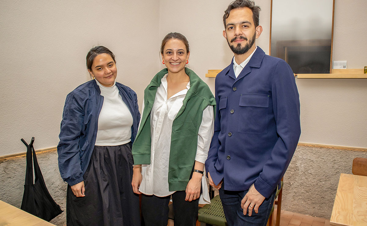 Celeste Medina, Camila Ureña y Rodrigo Mendoza
