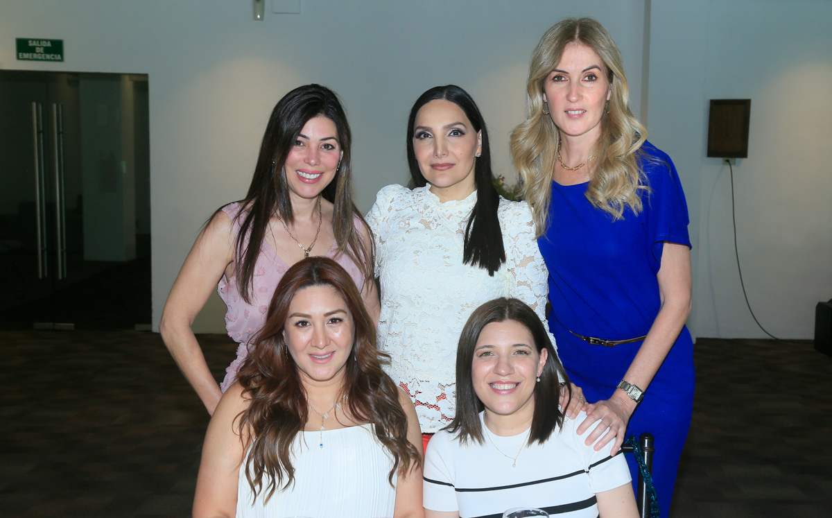 Marcela de Garza, Brenda Pérez, Elsa Peña de Solano, Janeth de Cavazos y Lili Velázquez / Foto: Omar Valdez