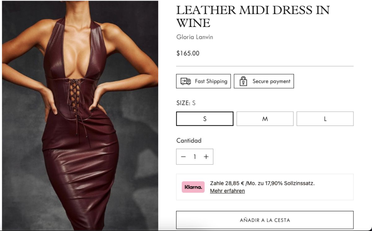 Michelle Salas causa sensación con arriesgado minivestido de cuero (Vestido)