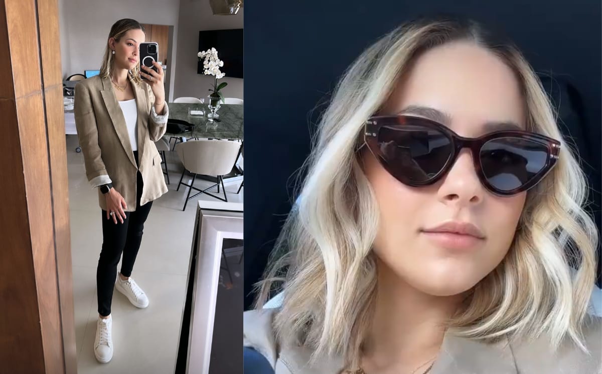 Mariana Rodríguez triunfa con estilo al ir a la oficina en leggings