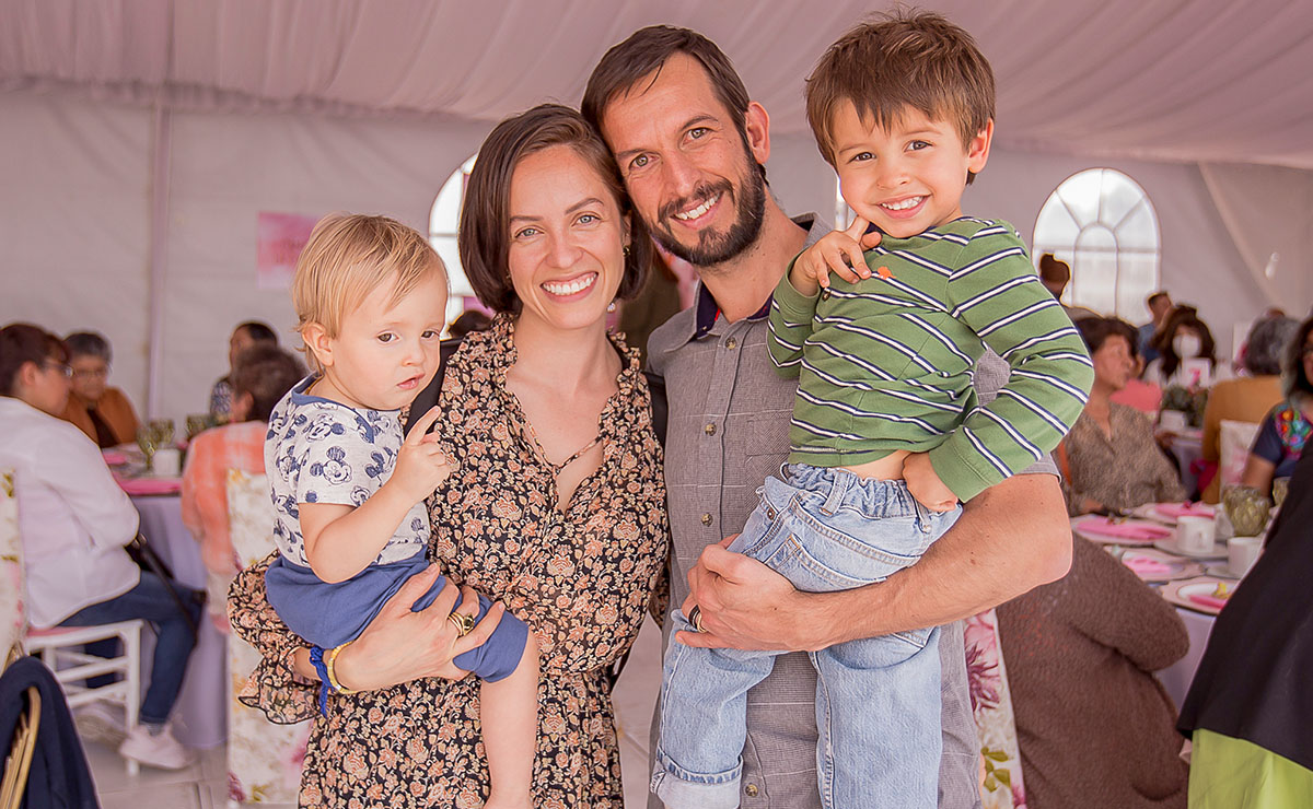 Isa Alvear, Paulina Gasca, Pablo Alvear y Coa Alvear