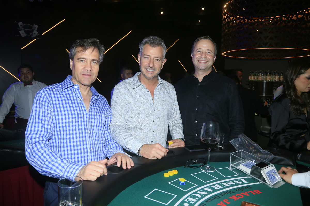 Ángel Galván, Marco Becerra y Luis Ochoa