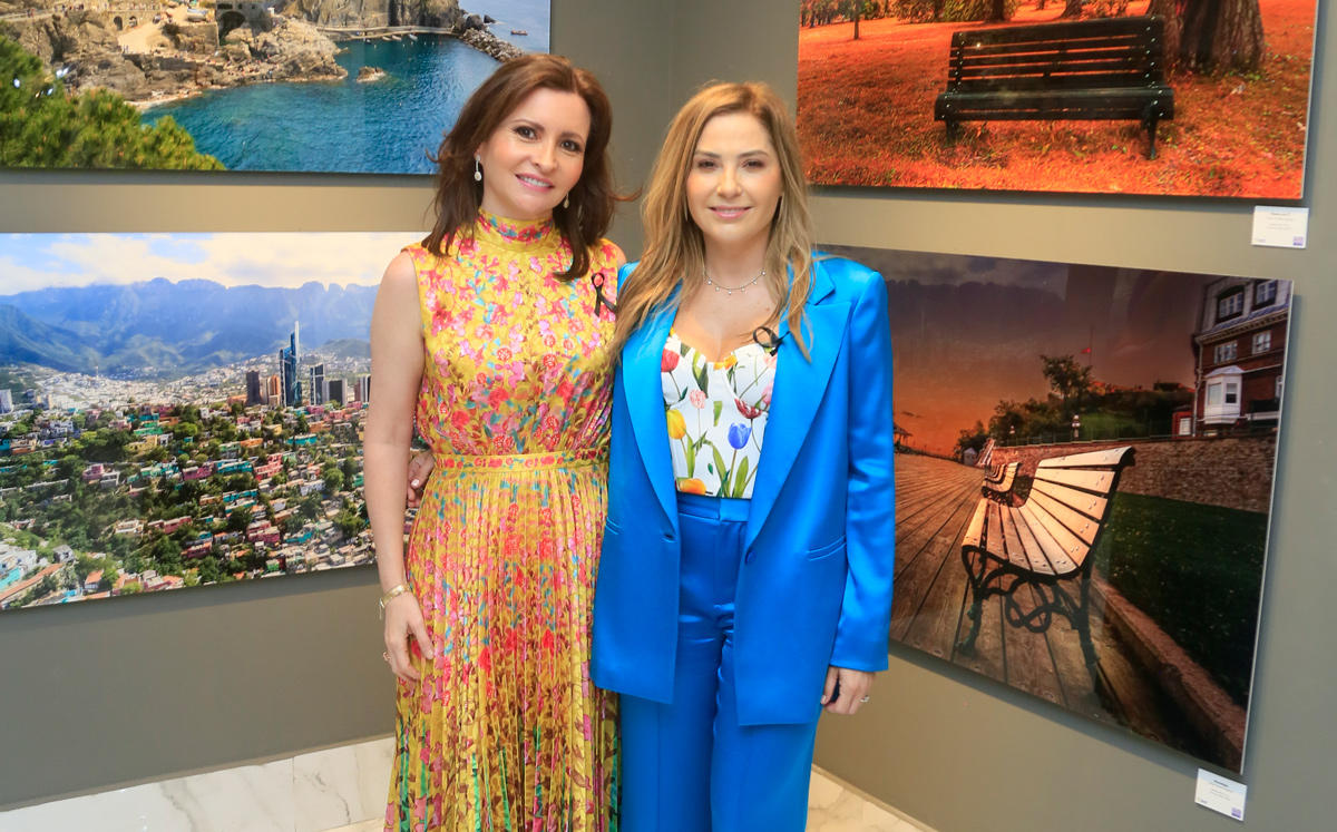 Cordelia Elizondo de Préstamo y Cynthia Villarreal de González / Foto: Omar Valdez