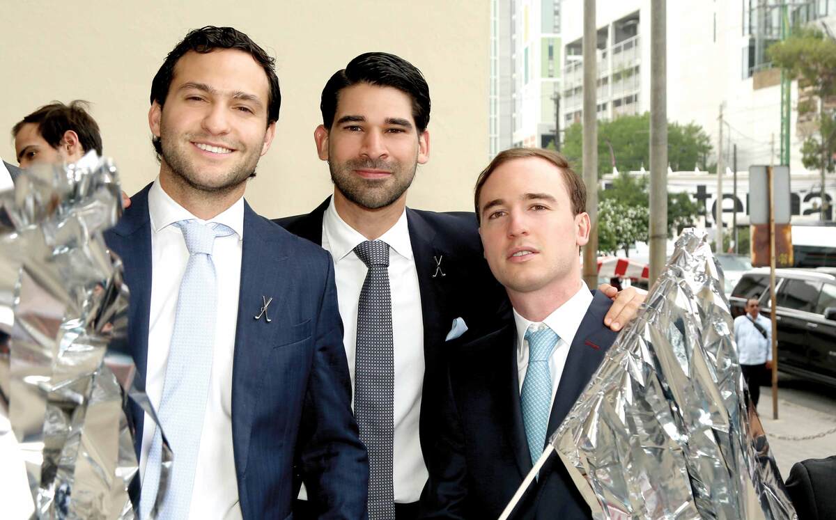 Patricio Faz, Guillermo Muñoz y David Morales