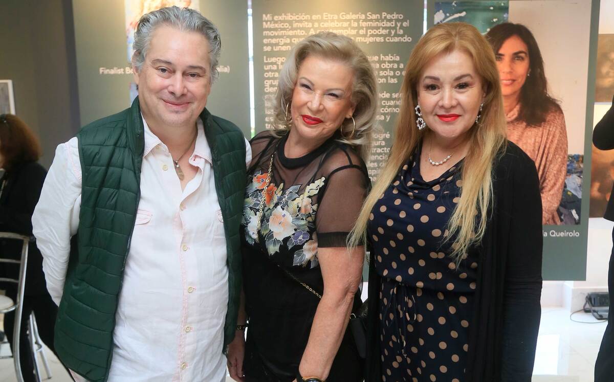 Raúl Godínez, María Elena Bolsón y Alma Cortés
