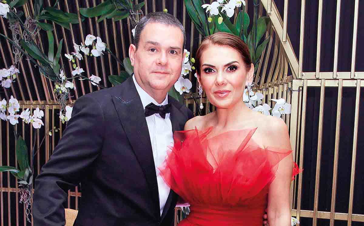 Papás de la novia. Juan González y Carmen barnetche
