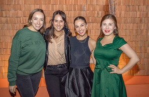 Mónica Quiroz, Cecy Castro, Lucía Bustamante y Sofía Sereno