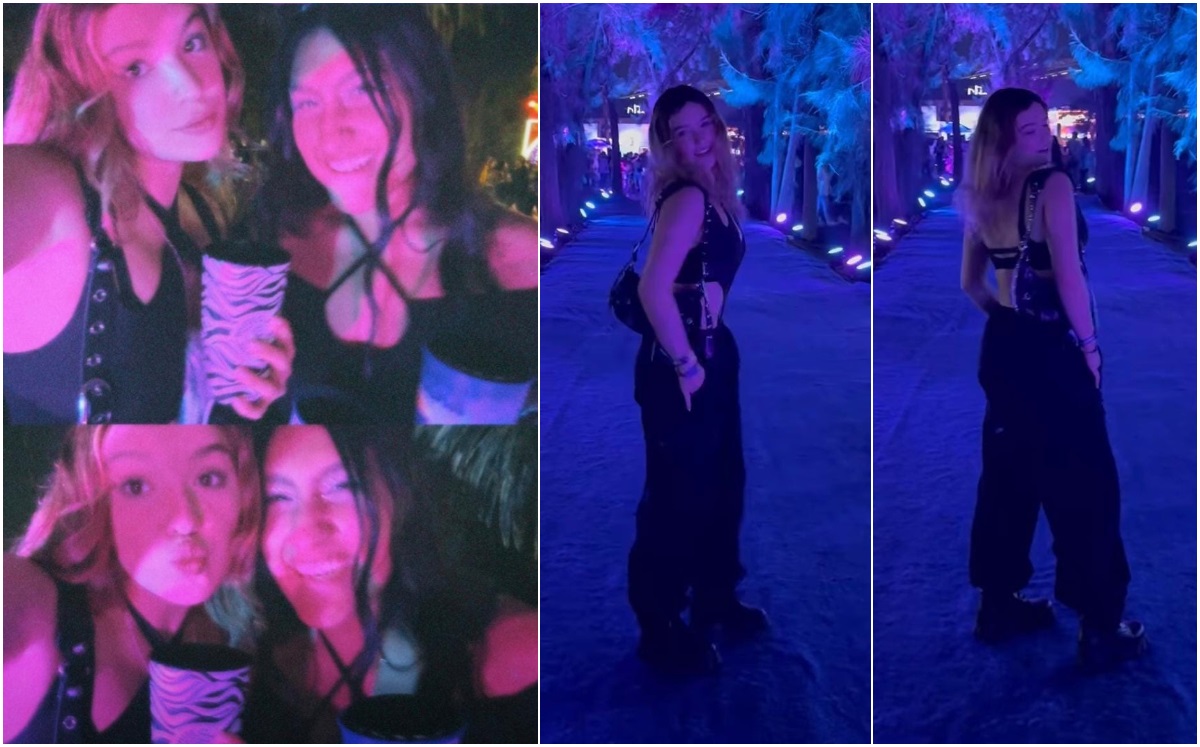 Mía Rubín, la mejor vestida del Tecate Emblema con bodysuit Mugler (Foto: Instagram)