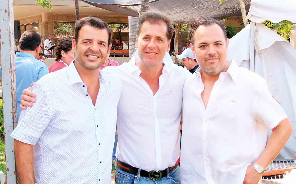 Arturo Elizondo, sergio martínez y emérico hernández