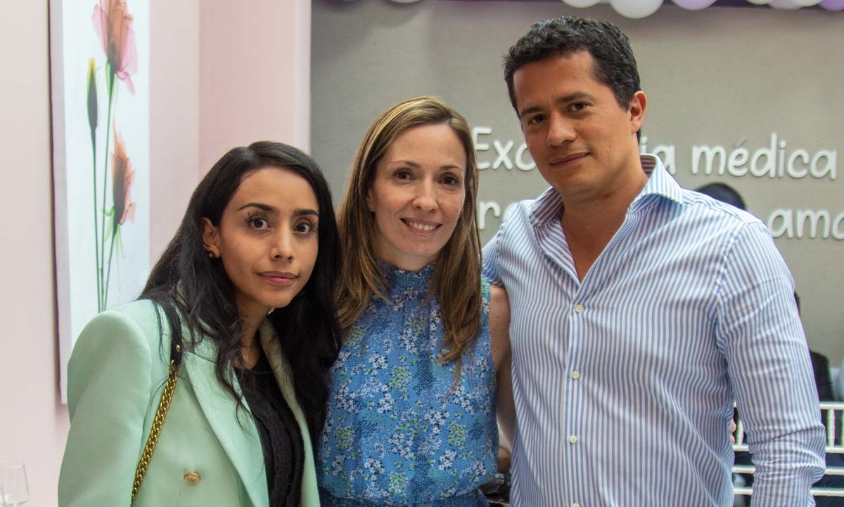 Irene López, Aranza Canal y Christian Landi