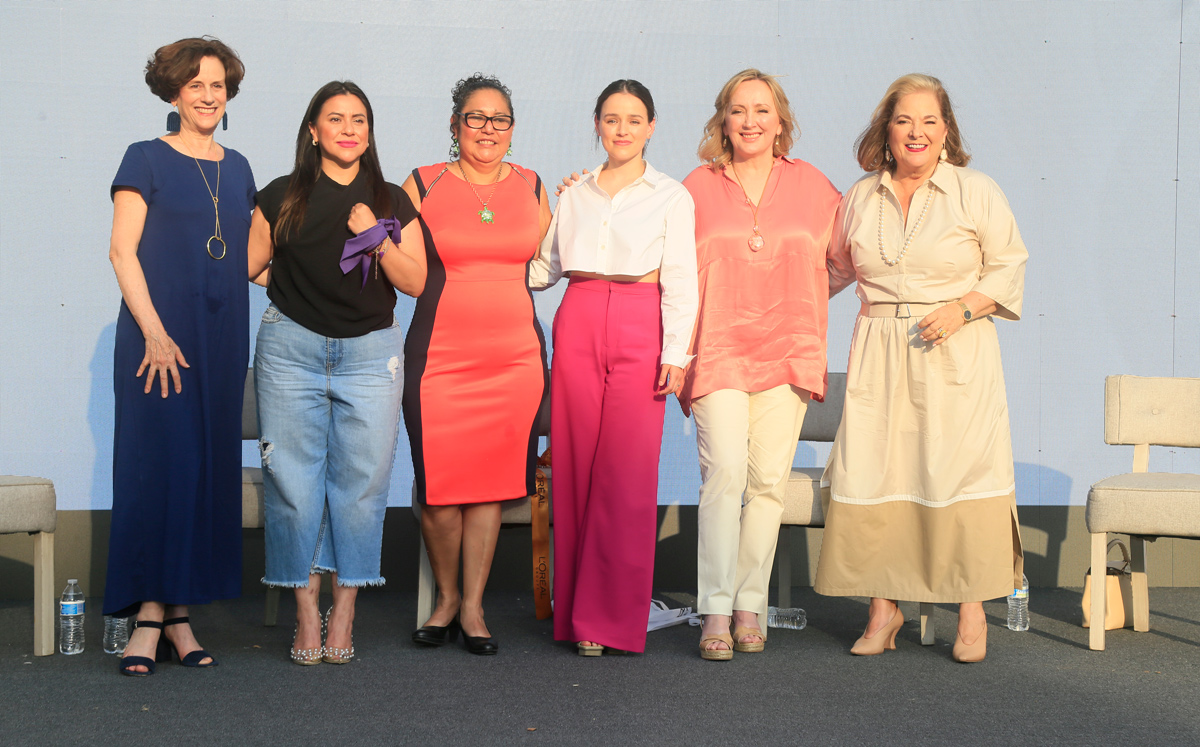 Denise Dresser, Olimpia Coral Melo, Graciela Tiburcio,Yara Cavazos, Sofía Segovia y Liliana Melo de Sada / Foto: Omar Valdez