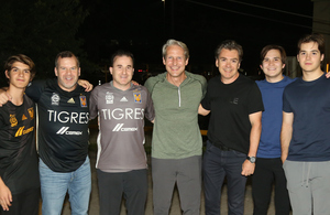 Federico y Daniel Gómez Junco, Alberto Escamilla, Ricardo Margáin, Ismael Gómez, Cristóbal Escamilla y Federico Escamilla / Foto: Roberto Alvarado