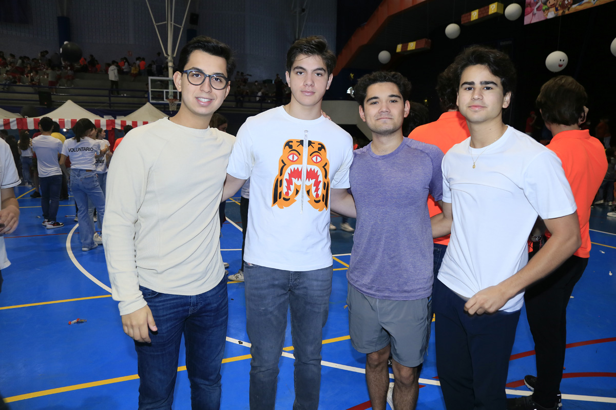 Francisco Guerra, Marcelo Préstamo, Julio Ramírez y Diego Villarreal