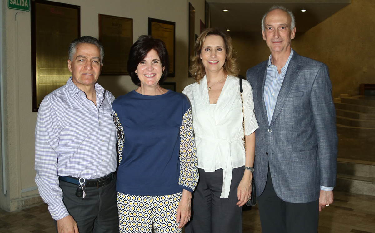 Jesús Barney, Layita Gutiérrez, Alejandra Salinas de Del Valle y Ricardo Del Valle / Foto: Roberto Alvarado