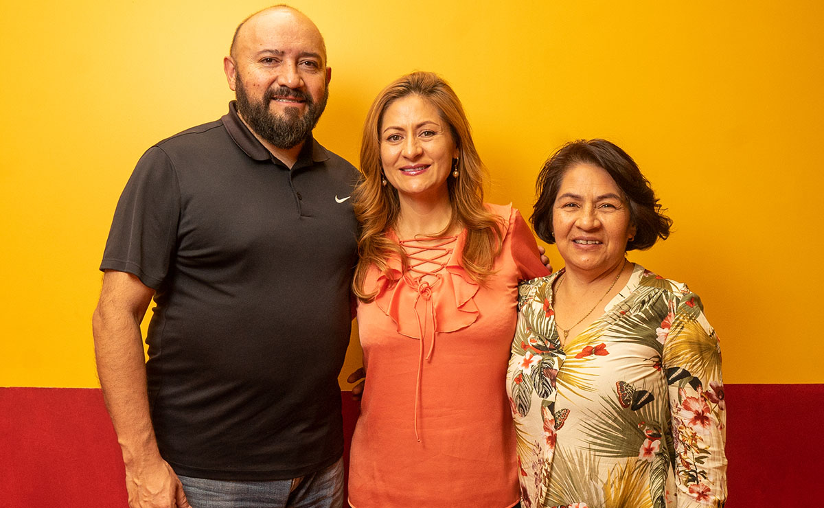 Omar Aries, Rubi Galindo y Cecilia Sarmiento