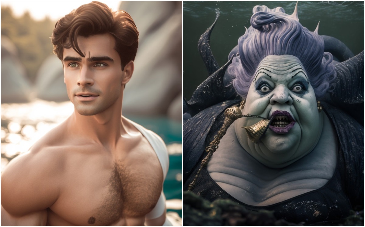 La Sirenita: Así se vería el live-action, según la Inteligencia Artificial (Foto: Amazon)