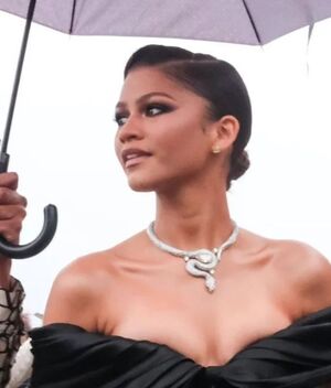 Zendaya roba cámara desde Venecia con impactante vestido de sirena (Foto: Getty)