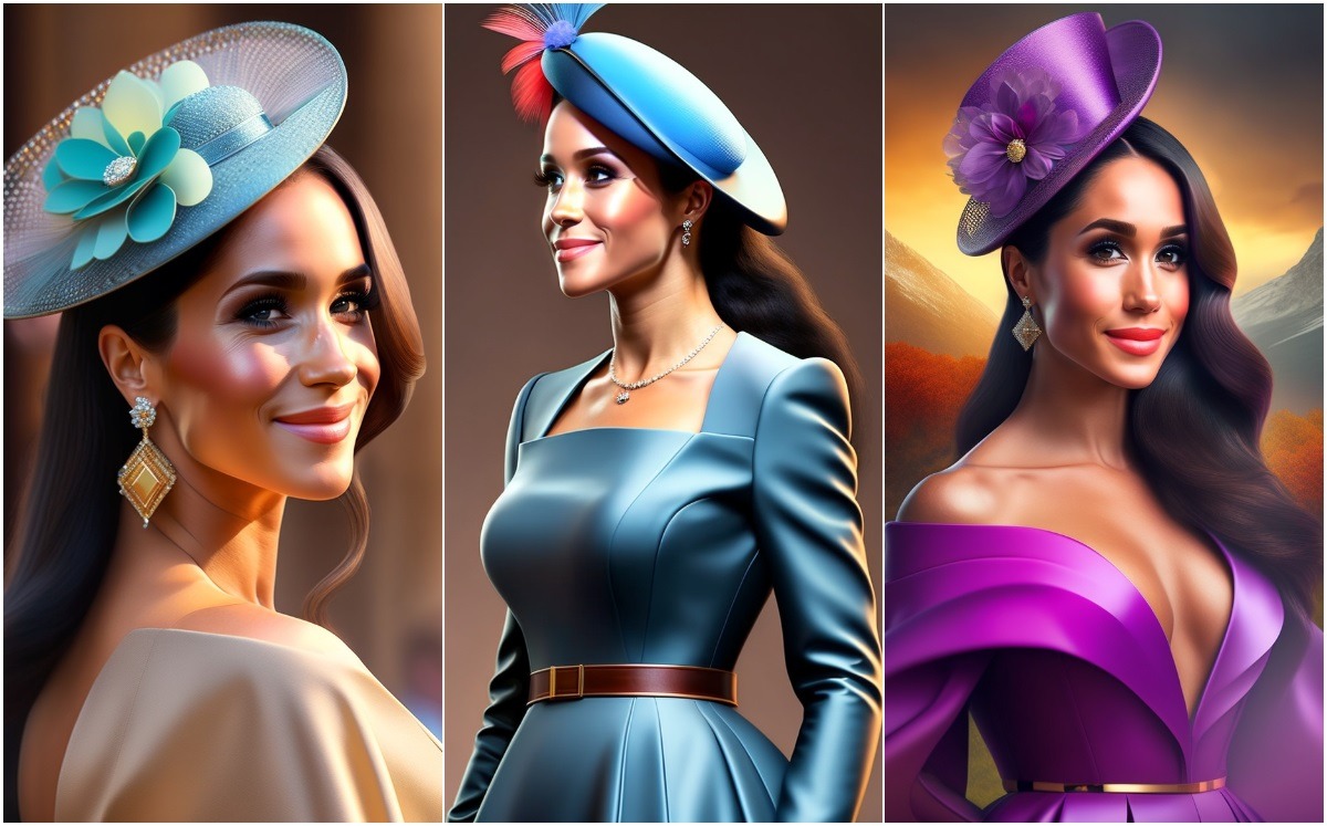Así se vería Meghan Markle como REINA, según la IA (Foto: Instagram)