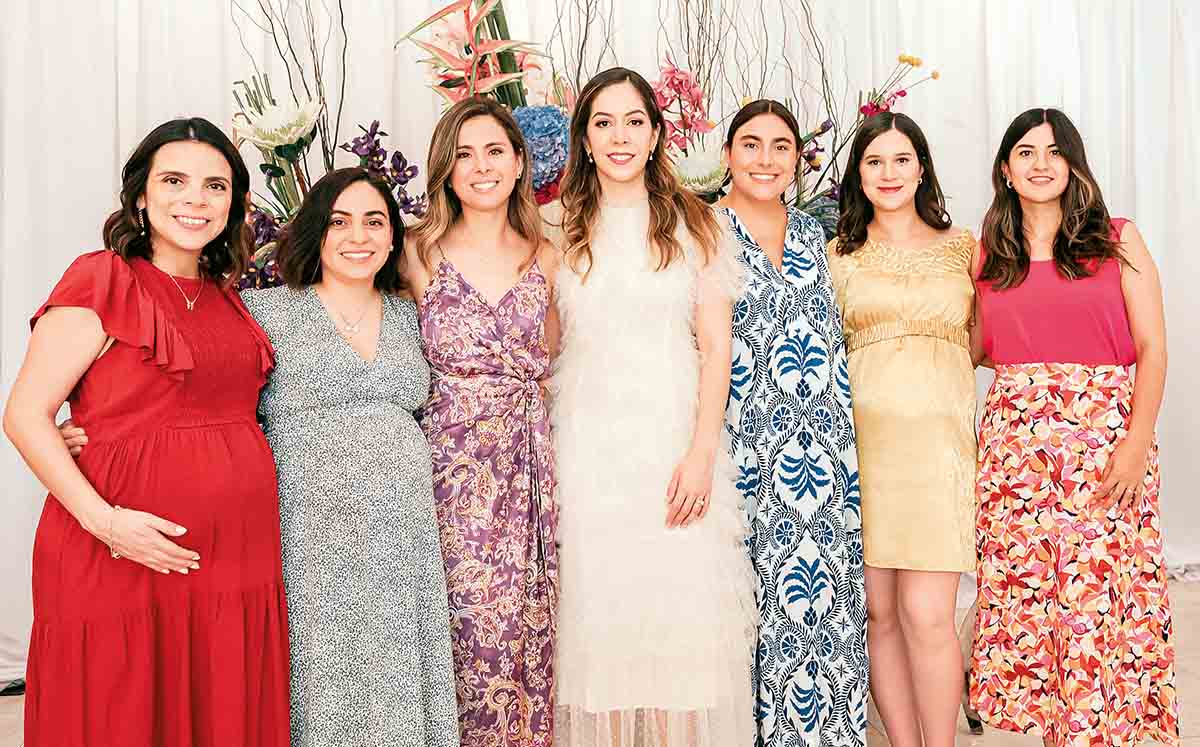 VERO JARAMILLO, ANA MARCE VALLADARES, ANDREA DIEZ GUTIÉRREZ, FLAVIA DE LA GARZA, CAMILA VILLARREAL, PAOLA ZARATE Y MARÍA ELENA PÉREZ