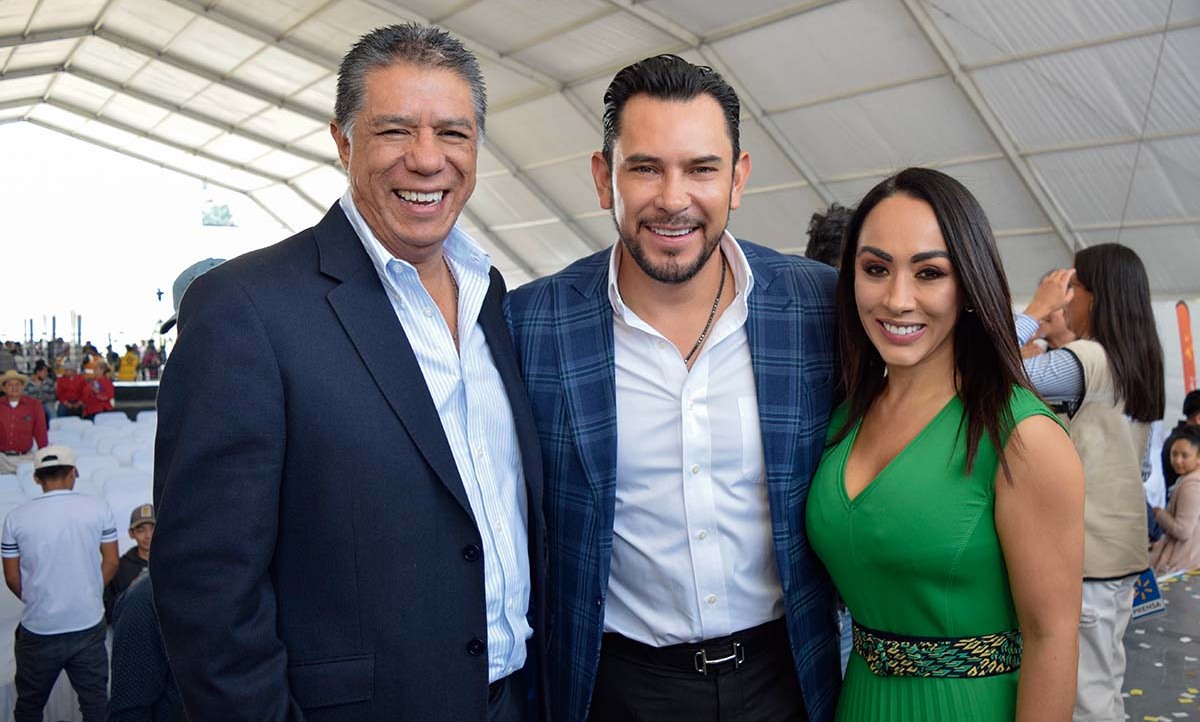Guillermo Juárez, Israel Félix y Shadia Martínez (Fotos: Eloy Martínez)