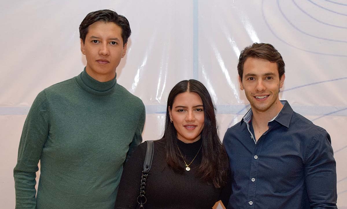 Emmanuel Guzmán, Elise Guzmán y Yamil Salomón