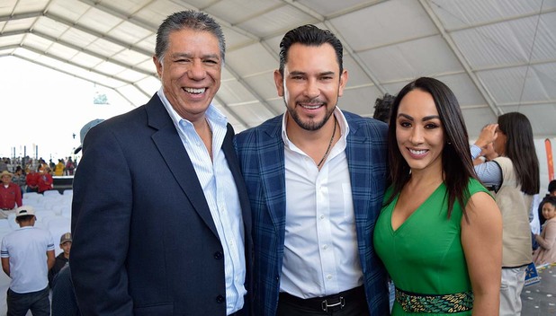 Guillermo Juárez, Israel Félix y Shadia Martínez (Fotos: Eloy Martínez)