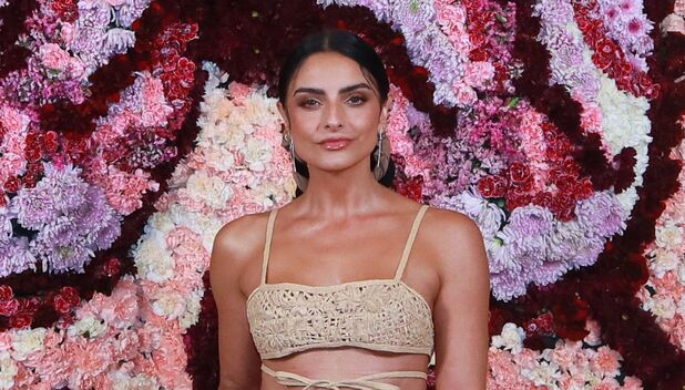 Aislinn Derbez triunfa en el desfile Crucero 2024 de Dior con bralette (Foto: Getty)