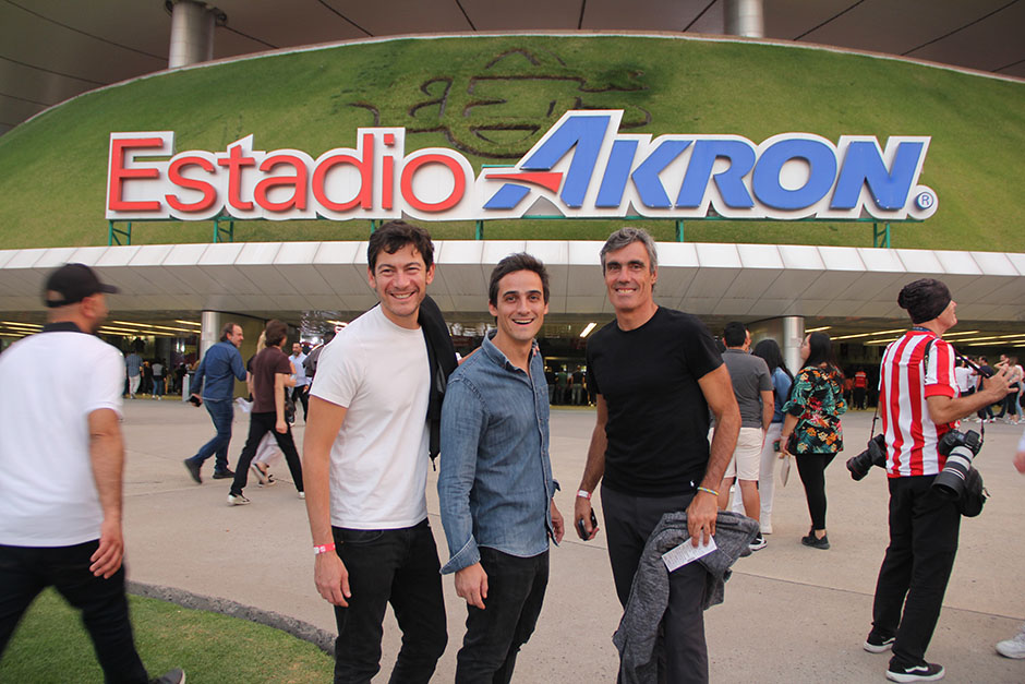Alejo Quiroga, Agustín Saurina y Nico Macormarc