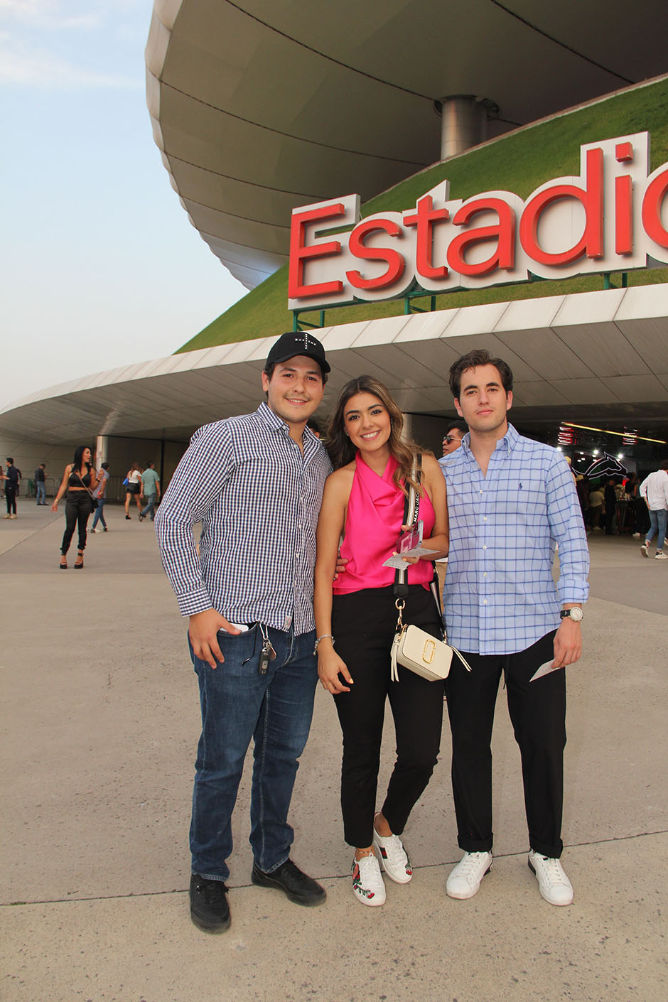 Erik Barón, Valeria Rubio y Santiago Vargas