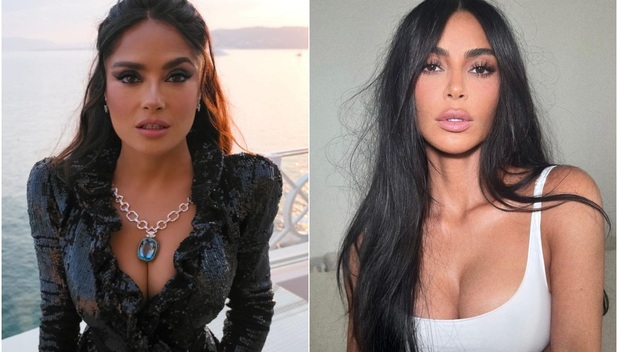 Salma Hayek comparte nuevas fotos como Kim Kardashian (Foto: Instagram)