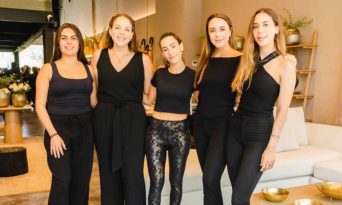 Gisela Carpinteyro, Faride Nacer, Estefania Echeguren, Mariana Rojas y Andrea Rojas (Fotos: Manuel Salgado)