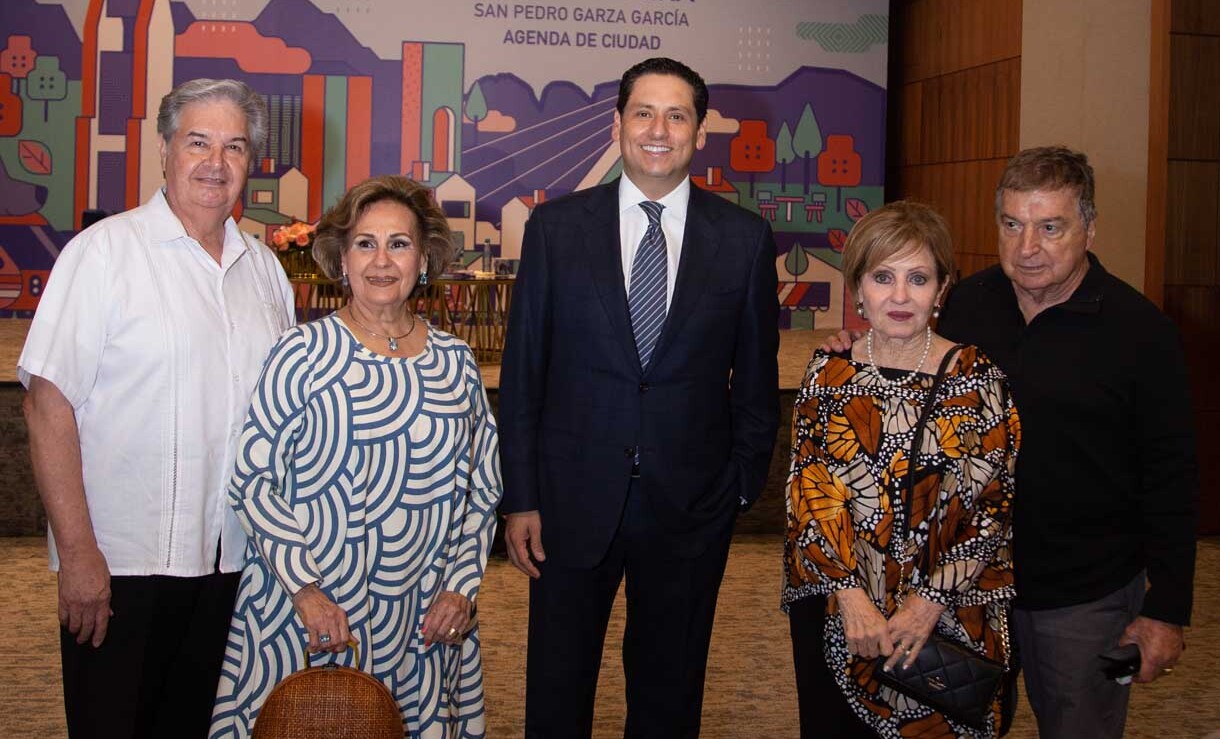 Ernesto Arreola, María Elena Arreola, Homero Niño de Rivera, María Elena Arizpe de Chapa y Roberto Chapa