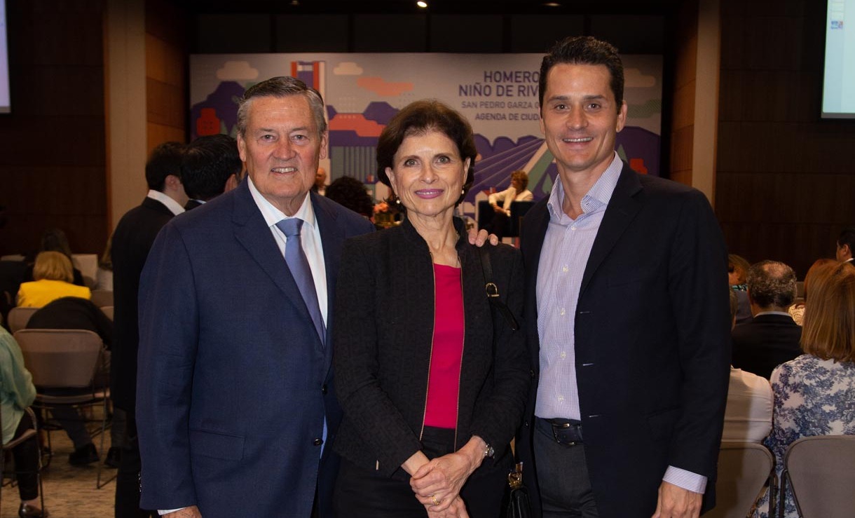 Fernando Margáin, Alejandra Sada de Margáin y Fernando Margáin