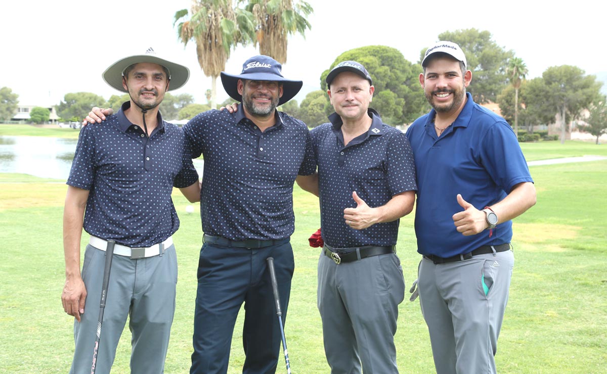 Andrés, Eduardo, Francisco y Beto