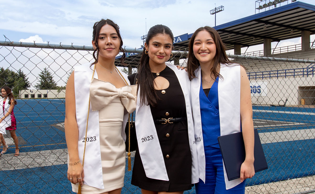 Aritsa Danek, Valentina Pedroza y Bárbara Martín