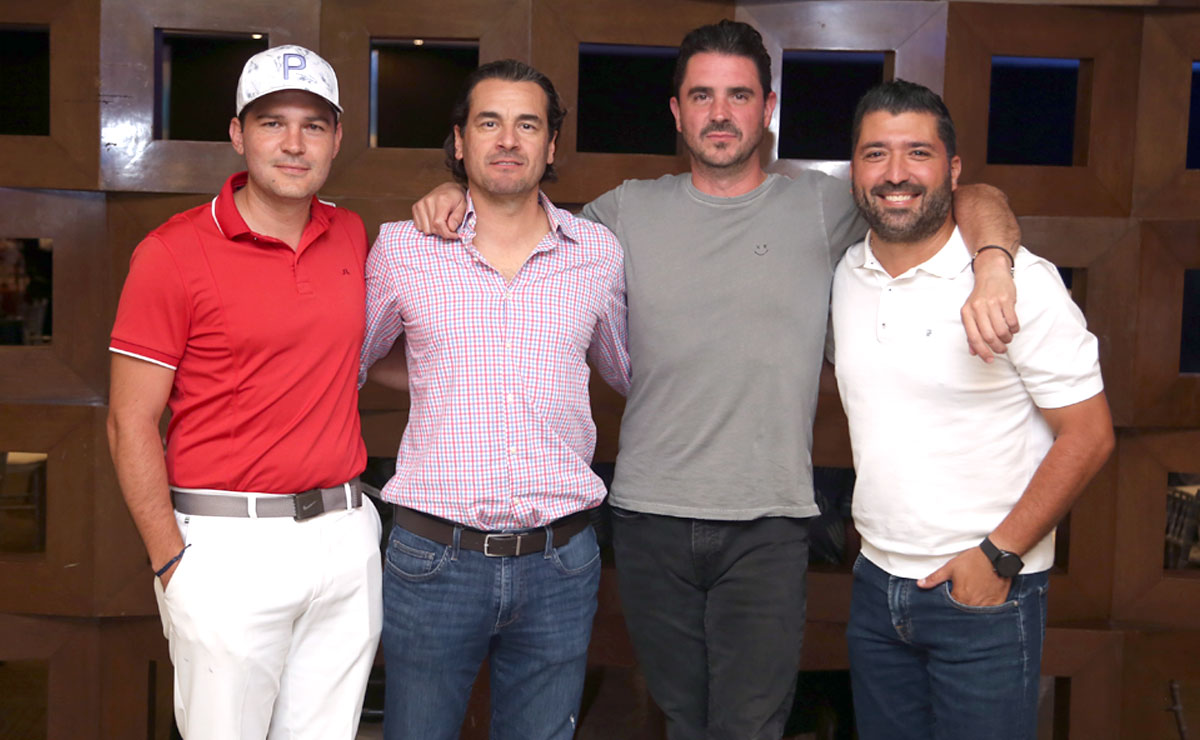 David, Alberto, Pepe y Daniel