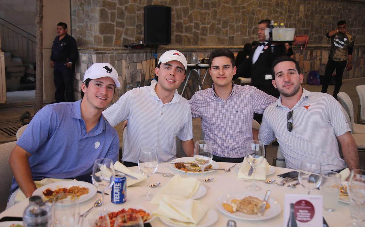 Eugenio Odriozola, Alejandro Coronado, Patricio Garza y Agustín Arce. Fotos: Roberto Alvarado
