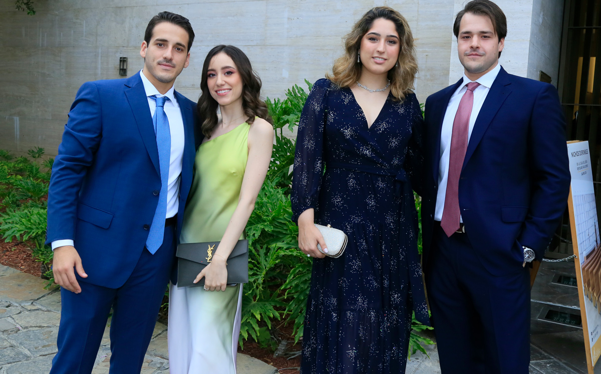 Fernando Chapa, Claudia Ruvalcava, Bárbara Nader y Juan Chapa / Foto: Omar Valdez
