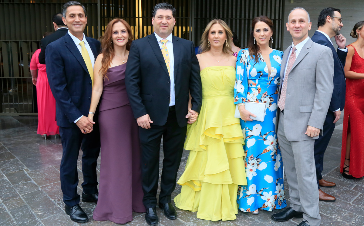Francisco Fernández, Nina Letayf de Fernández, Andrés Elosúa, Mónica Letayf, Mary Tere Escutia y Mario Letayf / Foto: Omar Valdez
