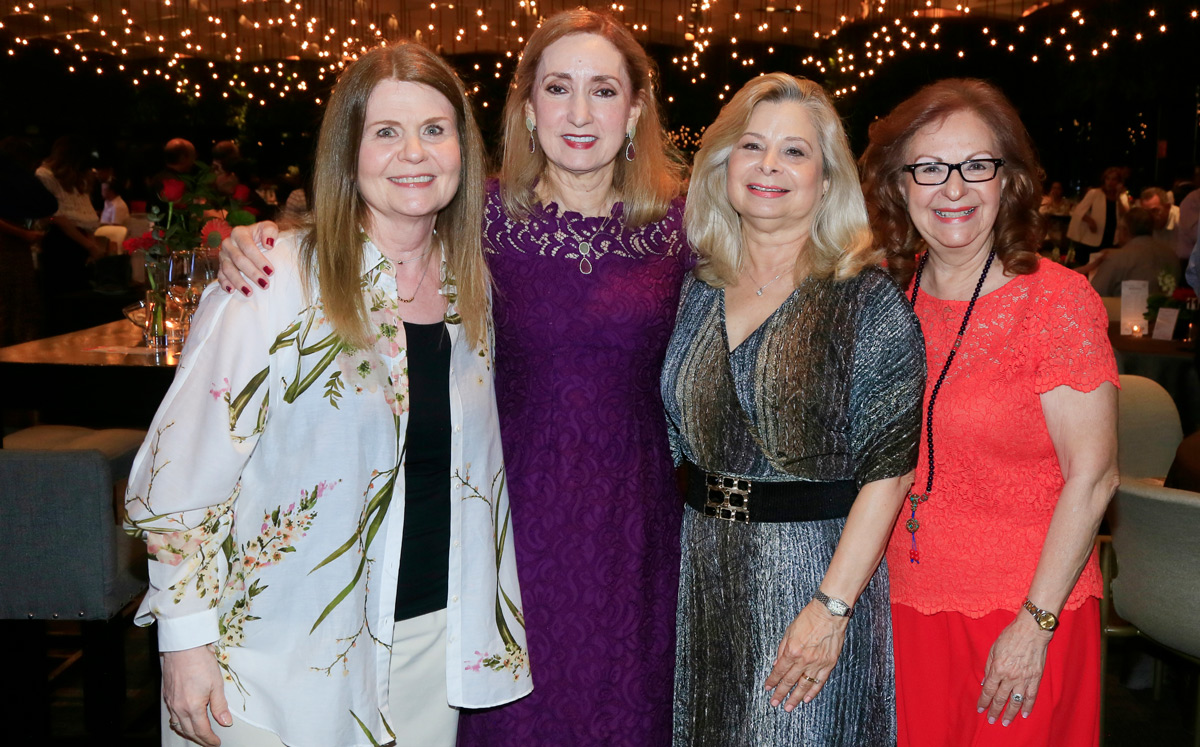 Ivonne Coindreau, Patricia Stackpole, Sandra Leal de Alcorta y Eloisa Lozano de Arce / Foto: Omar Valdez