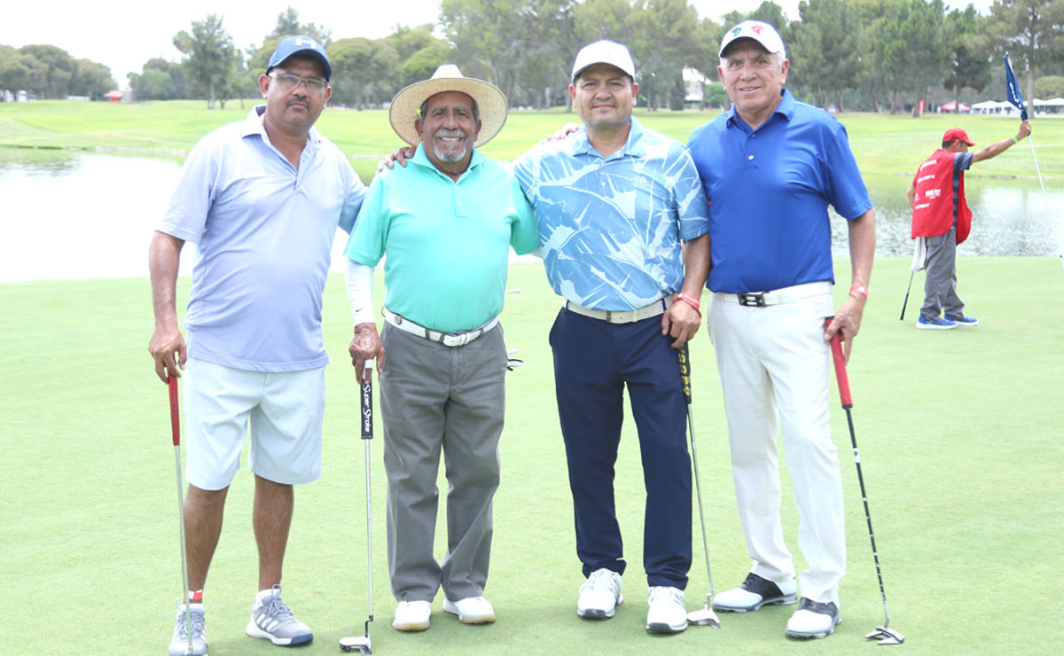 Jorge, Hipólito, Héctor y Alfonso