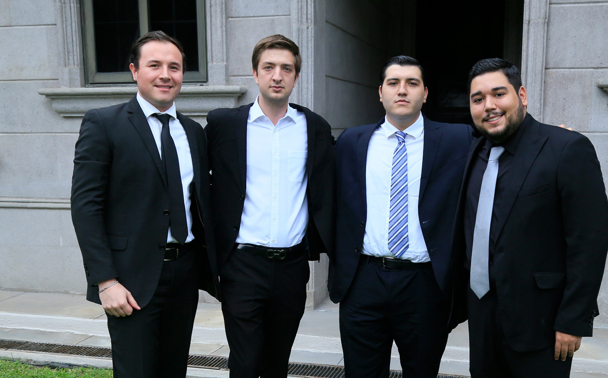 José Andrés Flores, Luis Villalón, Ricardo Cantú y José Arizpe / Foto: Omar Valdez