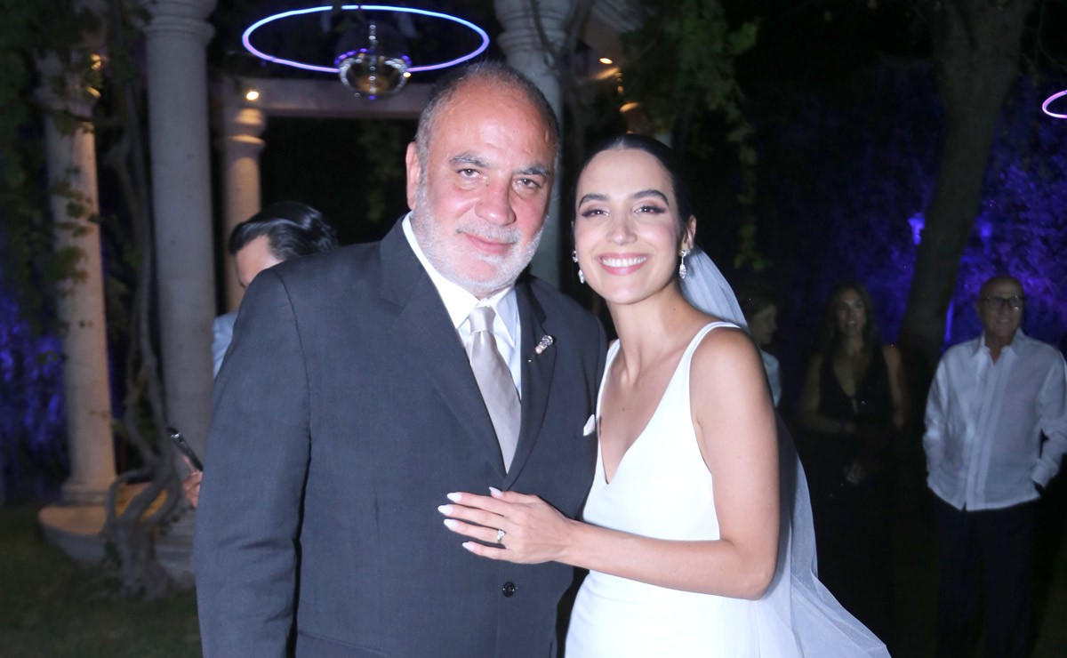 Papá de la novia. Eduardo y Paola