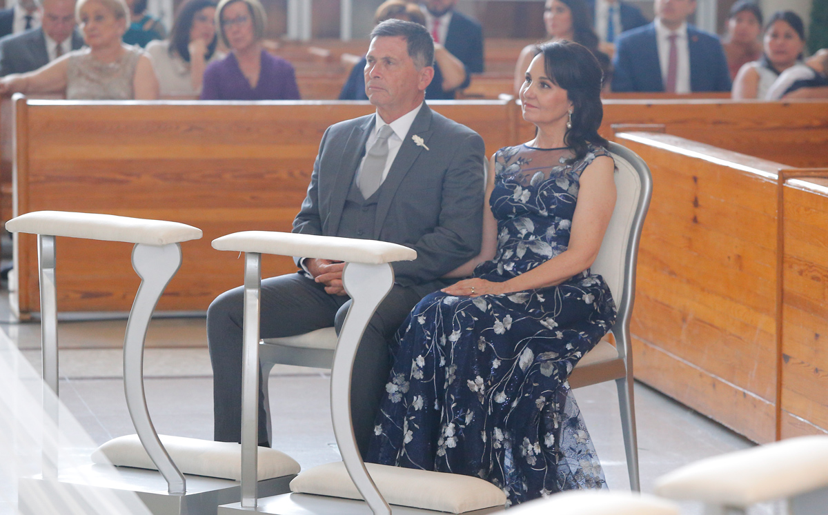 Papás del novio Fernando Garza y Cecilia Santisteban de Garza / Foto: Roberto Alvarado