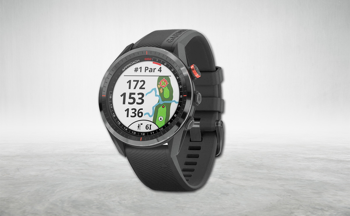 S62 es un reloj para golf con GPS de alta calidad que integra la información clave y los mapas que necesitas a todo color en tu muñeca.
