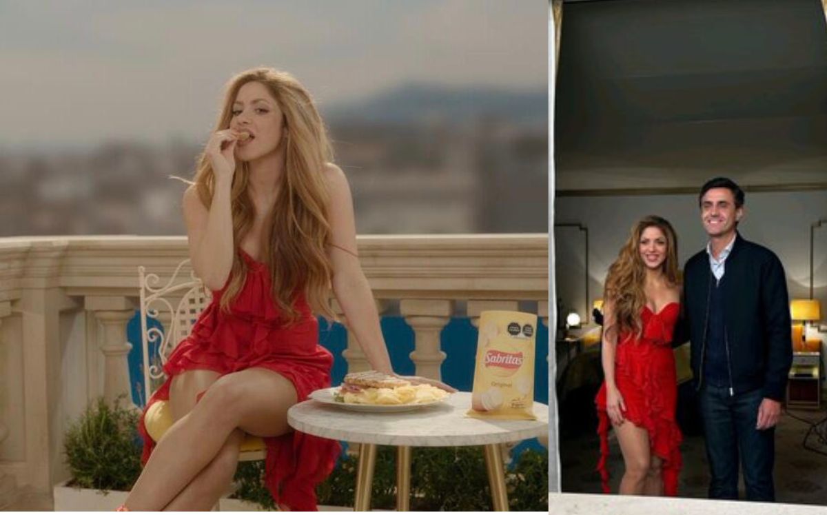 Shakira tiene minivestido de seda para derrochar sensualidad