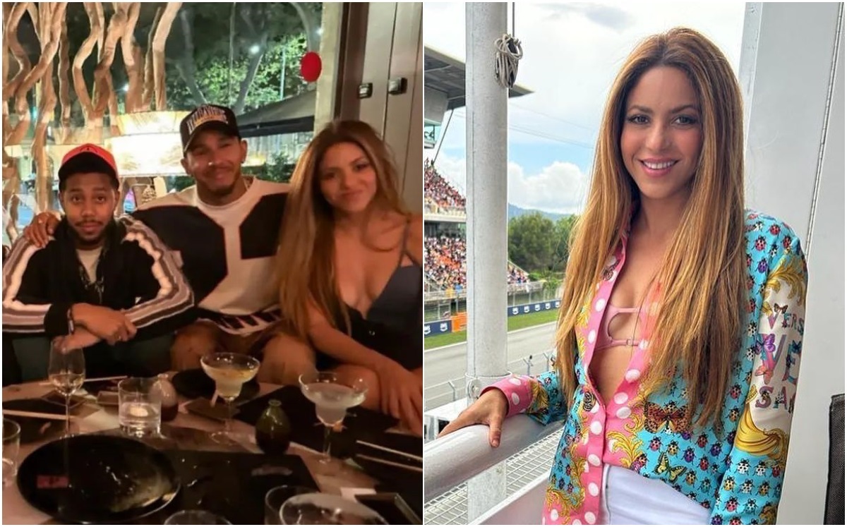 Shakira y el significado de su lenguaje corporal con Lewis Hamilton (Foto: Instagram)