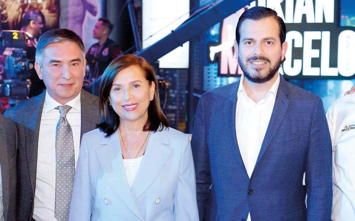 Aldo Fasci, Cristina Díaz y Sergio Ganem