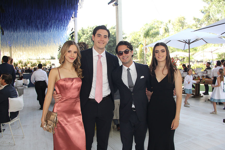 Ana Paula Gómez Verea, Cristóbal Robles, Rodrigo Ramos y Renata Cuesta.