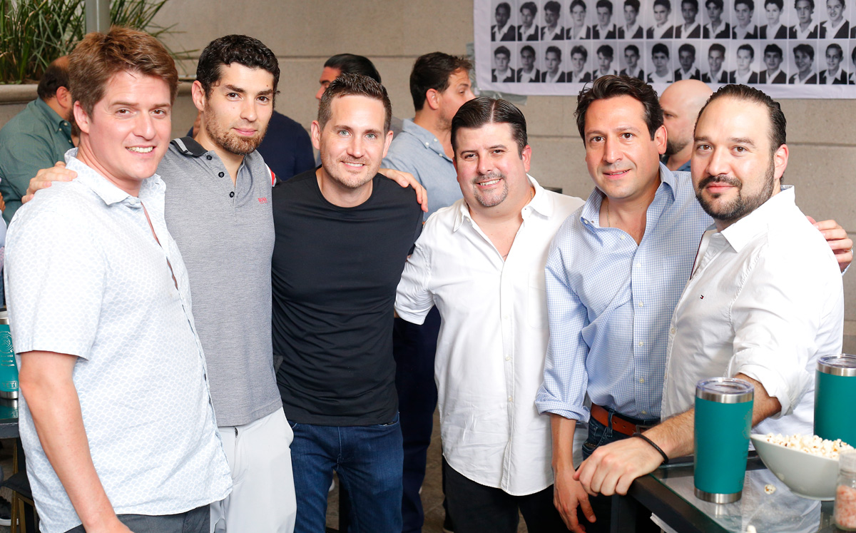 Daniel Alonso, Gerardo Rodríguez, Memo Farías, Juanjo Álvarez, Nico Guerra y Fernando Orozco / Foto: Daniel Saldívar